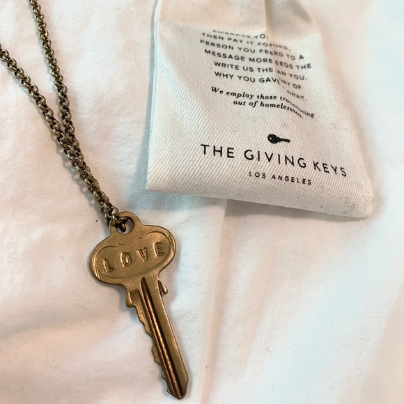 The Giving Keys • LOVE Key Necklace - Picture 1 of 6
